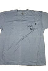 QUIET LIFE BOOB DOG TEE - BLUE