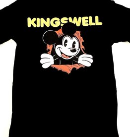 KINGSWELL KINGSWELL MOUSE RIPPER TEE - BLACK