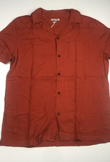 BANKS JOURNAL BANKS NASHUA S/S BUTTON - BURNT ORANGE