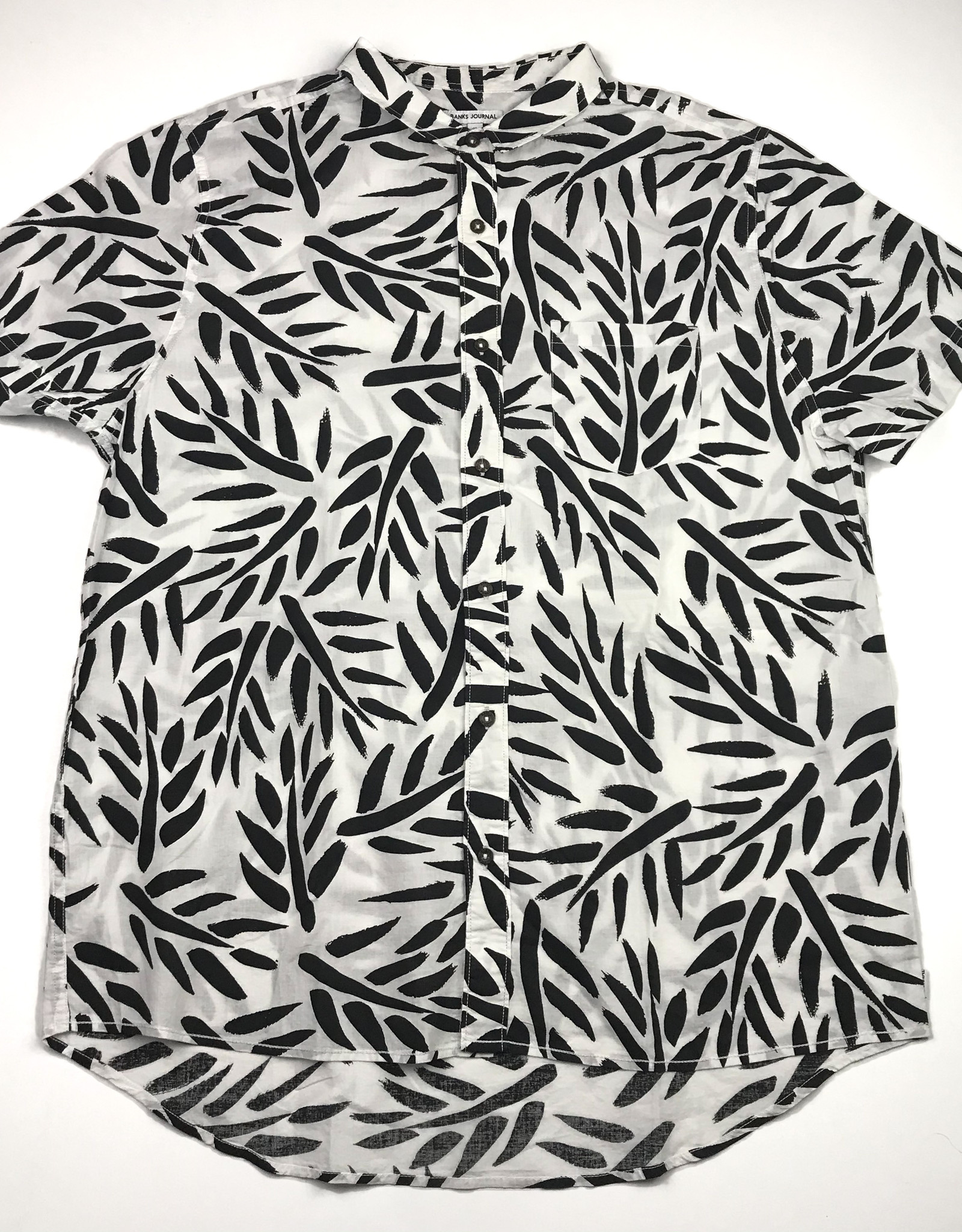 BANKS JOURNAL BANKS PLANTATION S/S BUTTON - OFF WHITE