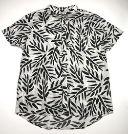 BANKS JOURNAL BANKS PLANTATION S/S BUTTON - OFF WHITE