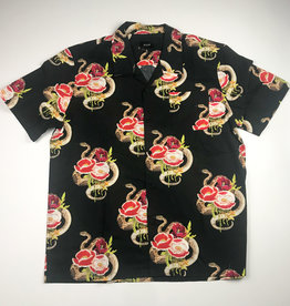 HUF CAMDEN S/S BUTTON - BLACK