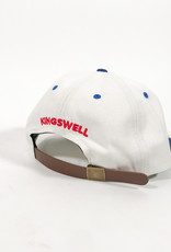 KINGSWELL KINGSWELL MOUSE RIPPER 6 PANEL HAT - WHITE/HOMETOWN BLUE