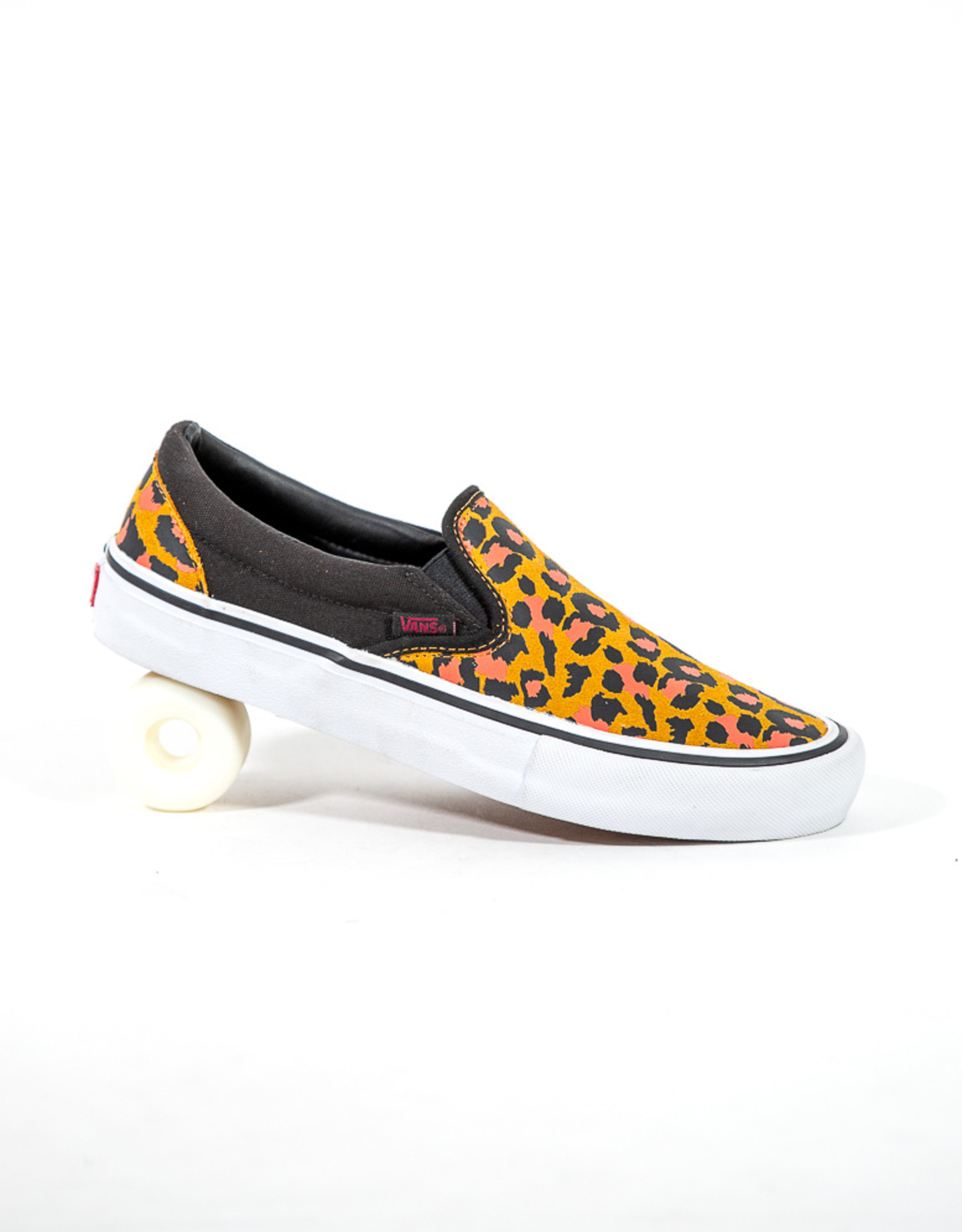 black and yellow slip on vans