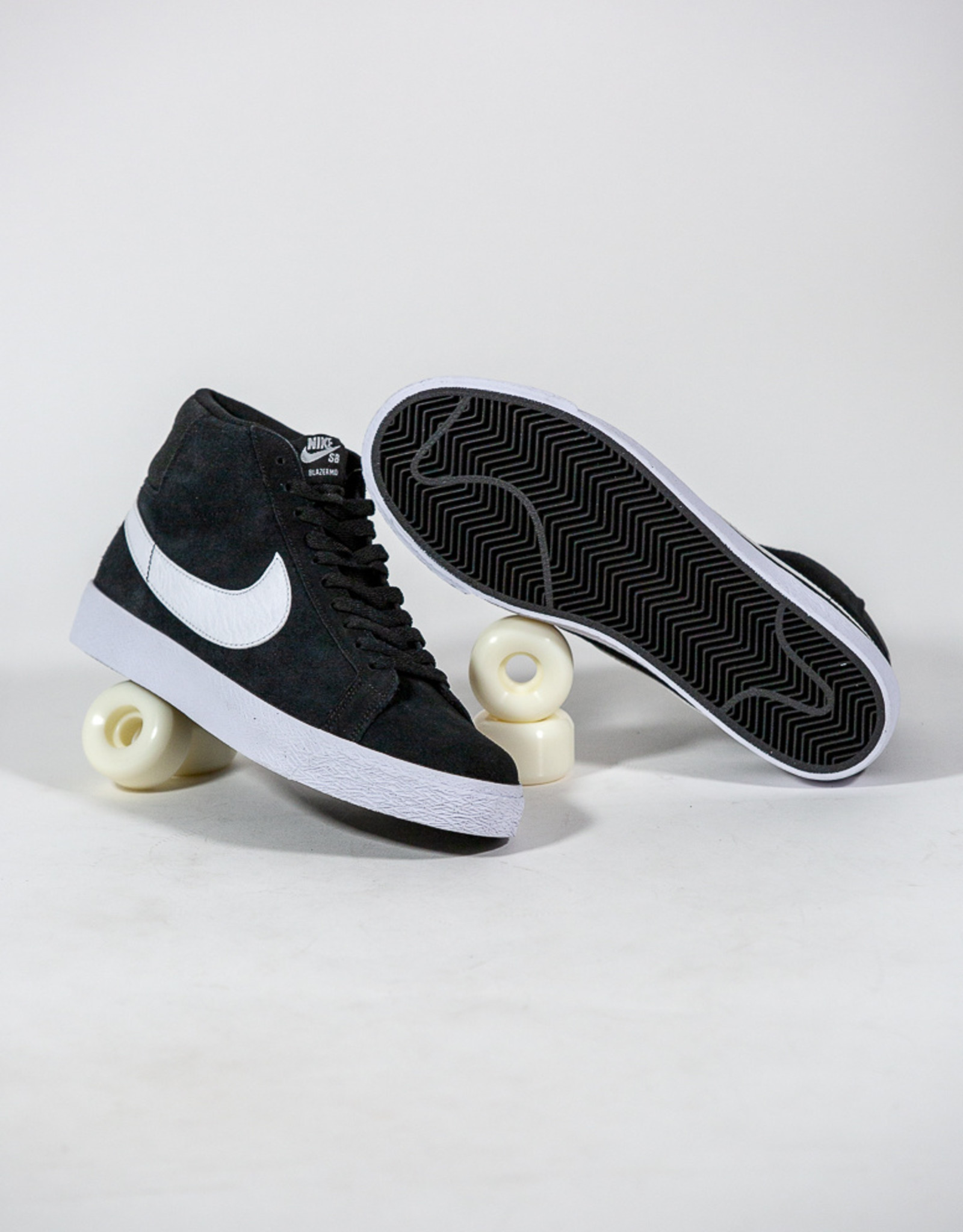 NIKE NIKE SB ZOOM BLAZER MID - BLACK/WHITE - WHITE - WHITE