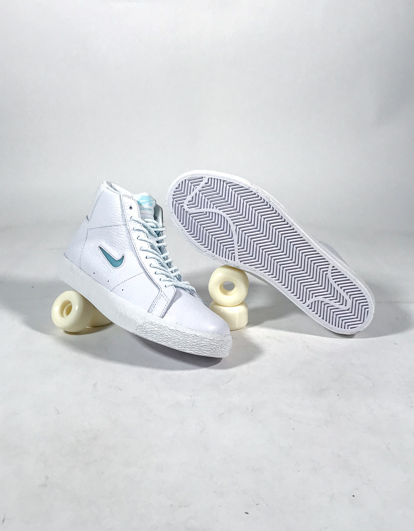 Nike Sb Zoom Blazer Mid Prm White Glacier Ice White Kingswell