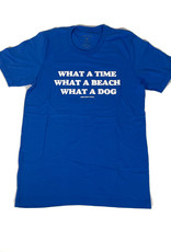 LESS THAN LOCAL LESS THAN LOCAL WHAT A DOG SHIRT - BLUE