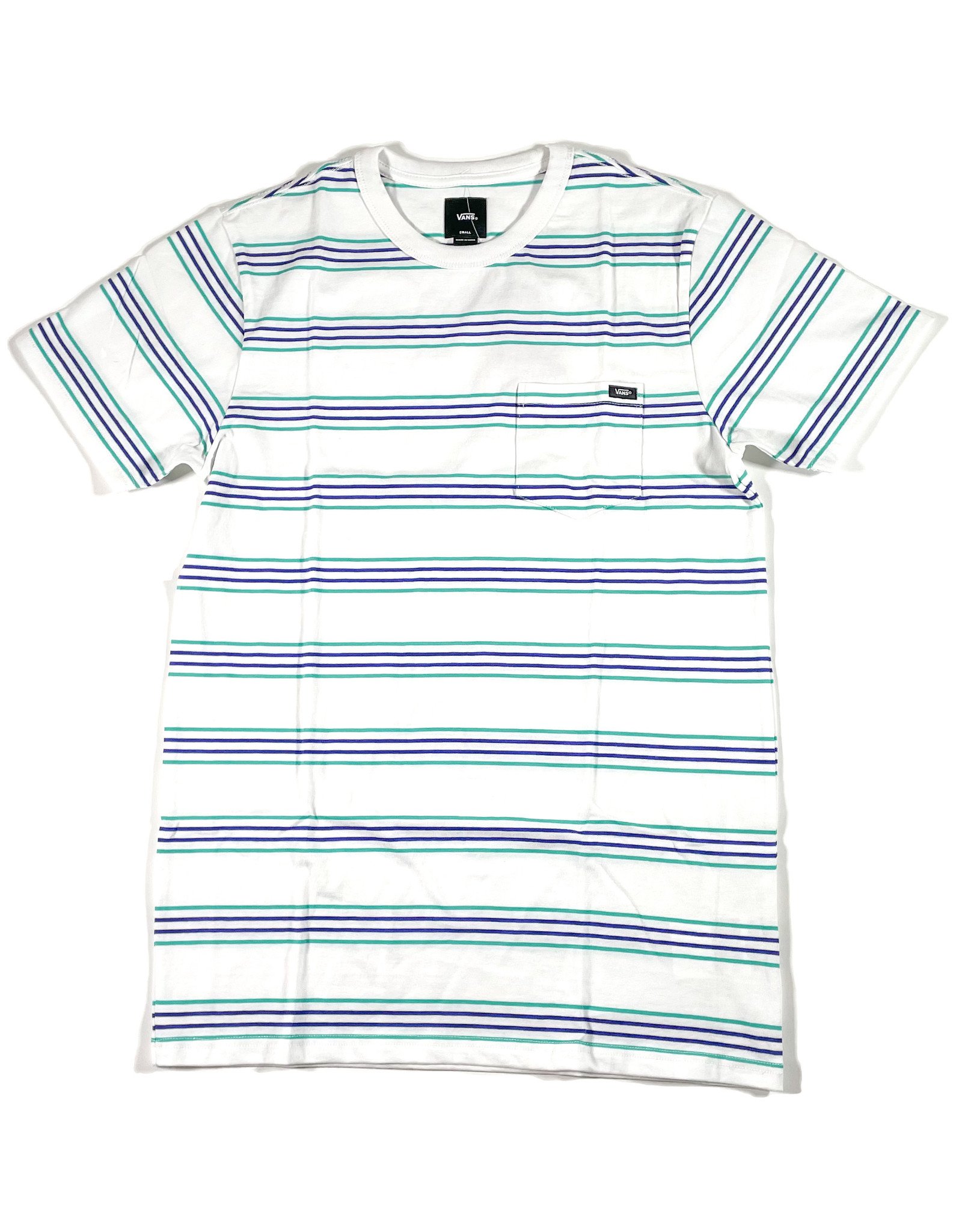 VANS VANS CHAPARRAL STRIPE SHIRT - WHITE