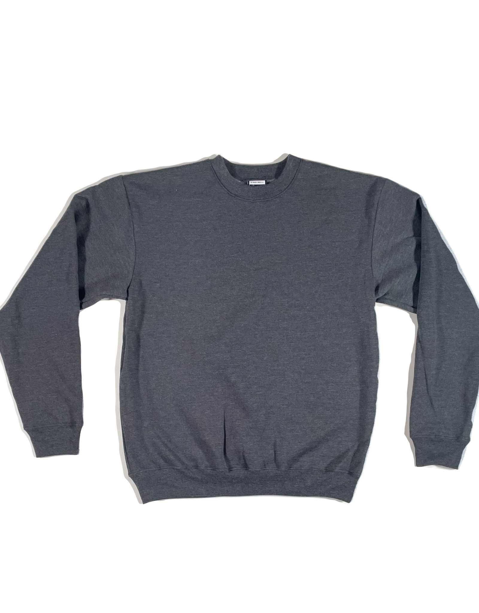 KINGSWELL KINGSWELL ORIGINALS CREW NECK - CHARCOAL BLACK