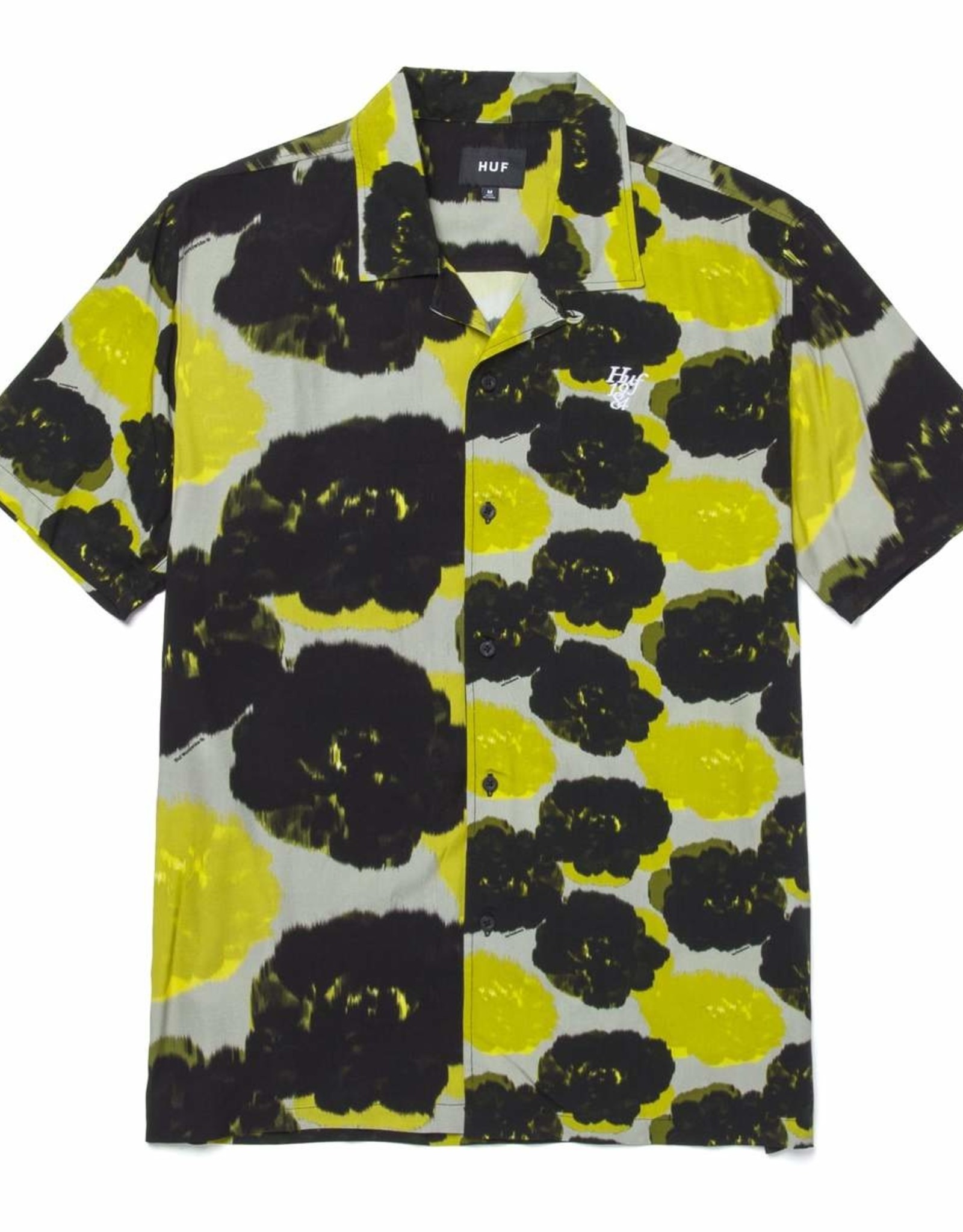 HUF HAMPTON S/S RESORT SHIRT - STONE - KINGSWELL - Los Feliz