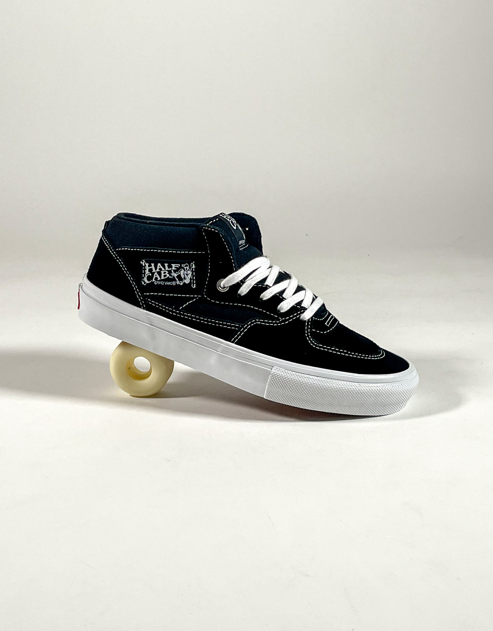 VANS SKATE HALF CAB - BLACK/WHITE