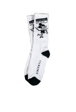 KINGSWELL KINGSWELL SKETCHY MOUSE SOCK - WHITE