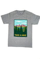 SKATE MENTAL TAKE A HIKE TEE - GREY