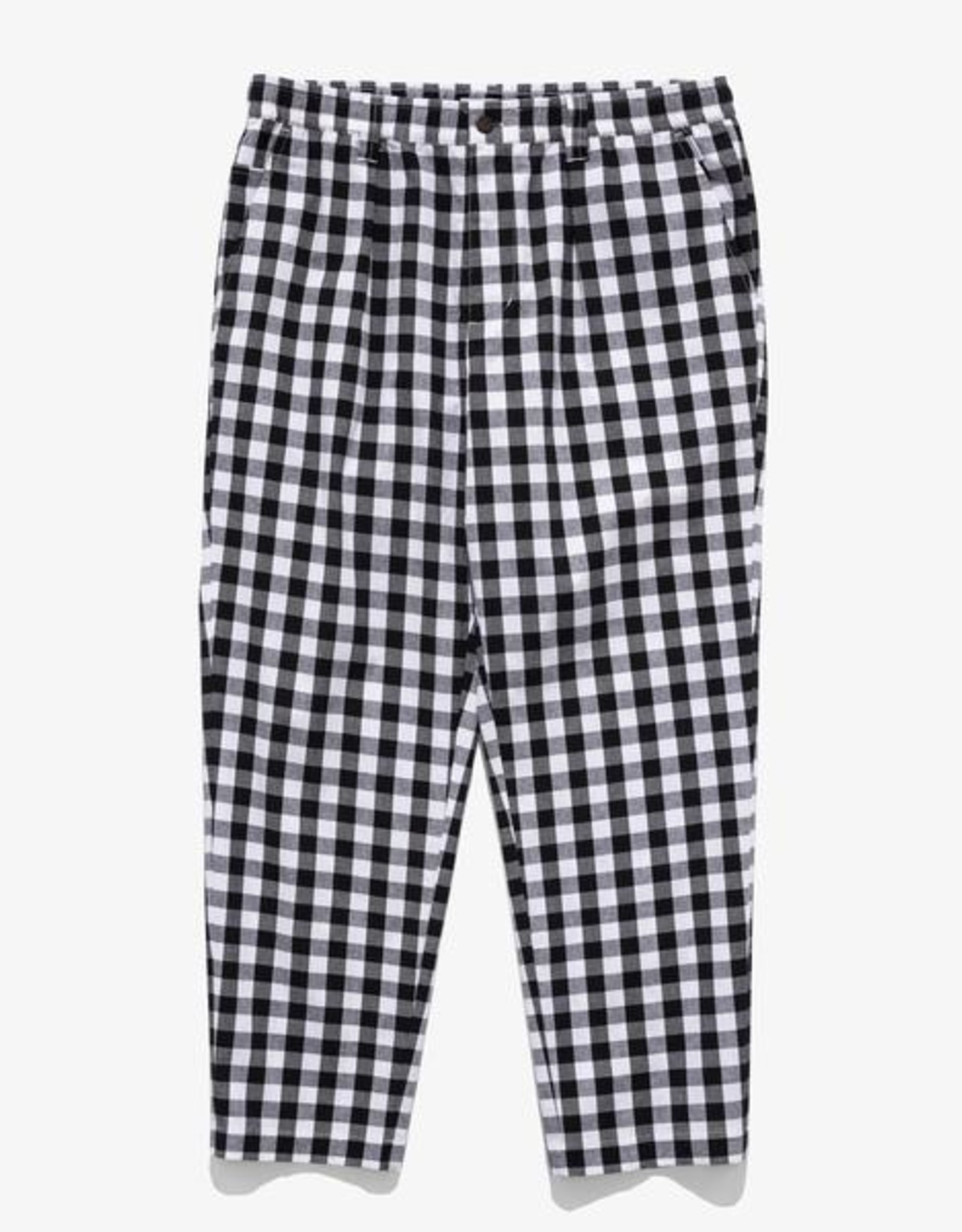 BANKS JOURNAL BANKS JOURNAL SUPPLY GINGHAM CHECK PANT - DIRTY BLACK