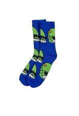 GLABOE GLABOE ALL OVER SOCKS - BLUE