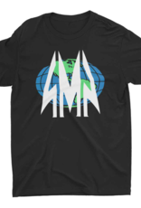 SANTA MONICA AIRLINES SANTA MONICA AIRLINES FLIPPED S/S SHIRT - BLACK