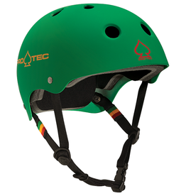 PRO-TEC CLASSIC CERTIFIED RASTA GREEN HELMET