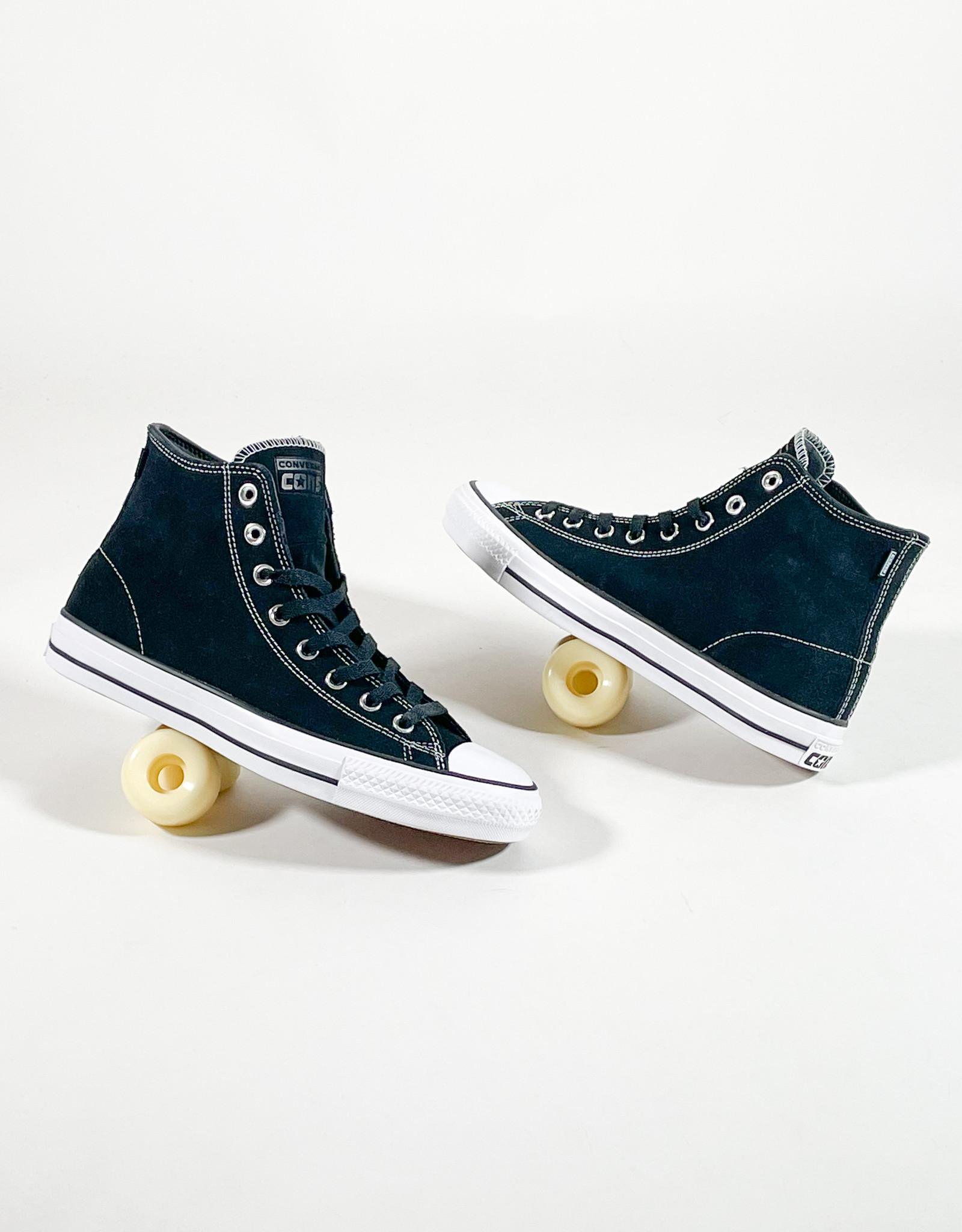 CONVERSE CONS CTAS PRO HI- (SUEDE) BLACK/BLACK/WHITE