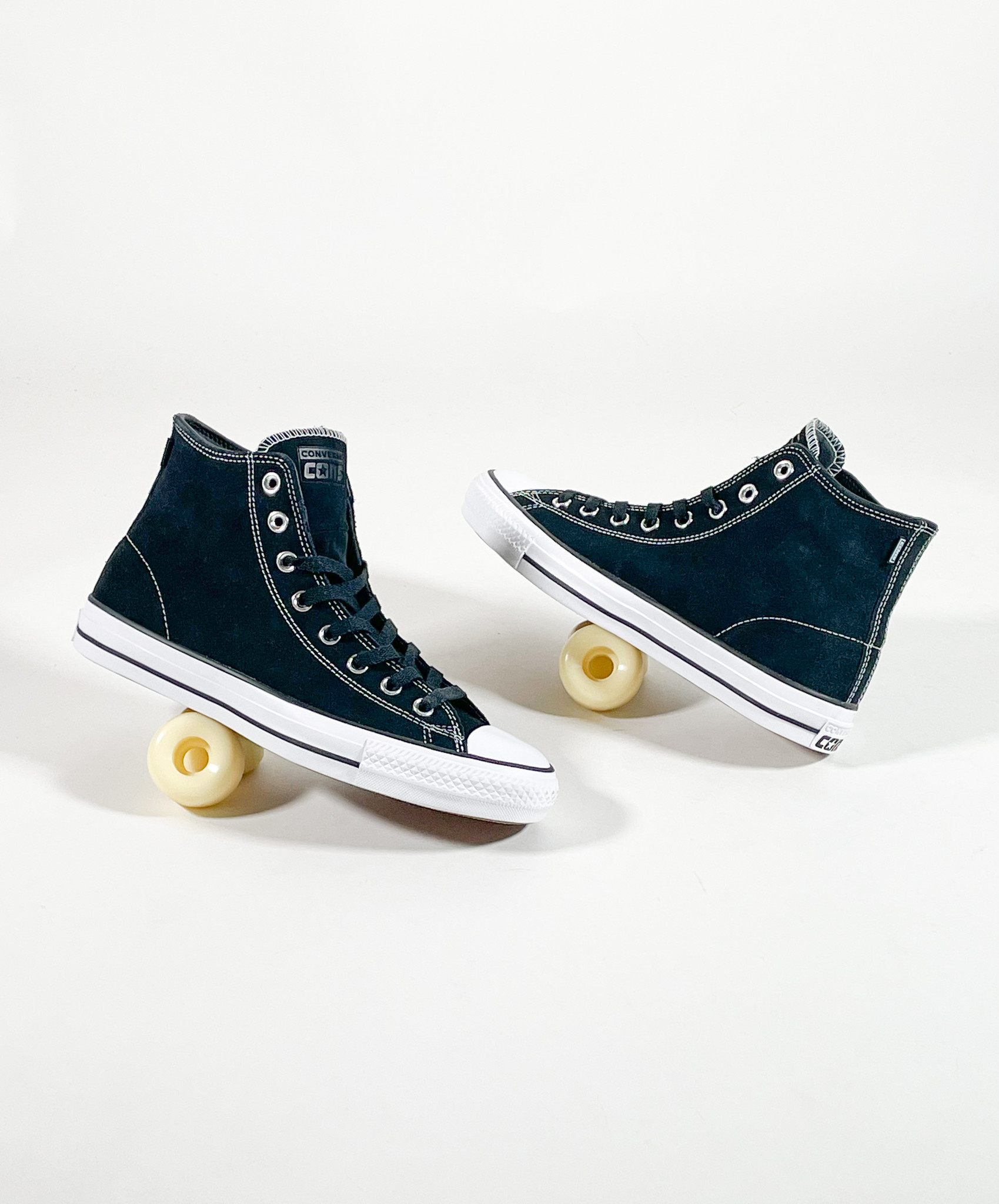 CONVERSE CONS CTAS PRO HI- (SUEDE) BLACK/BLACK/WHITE - KINGSWELL