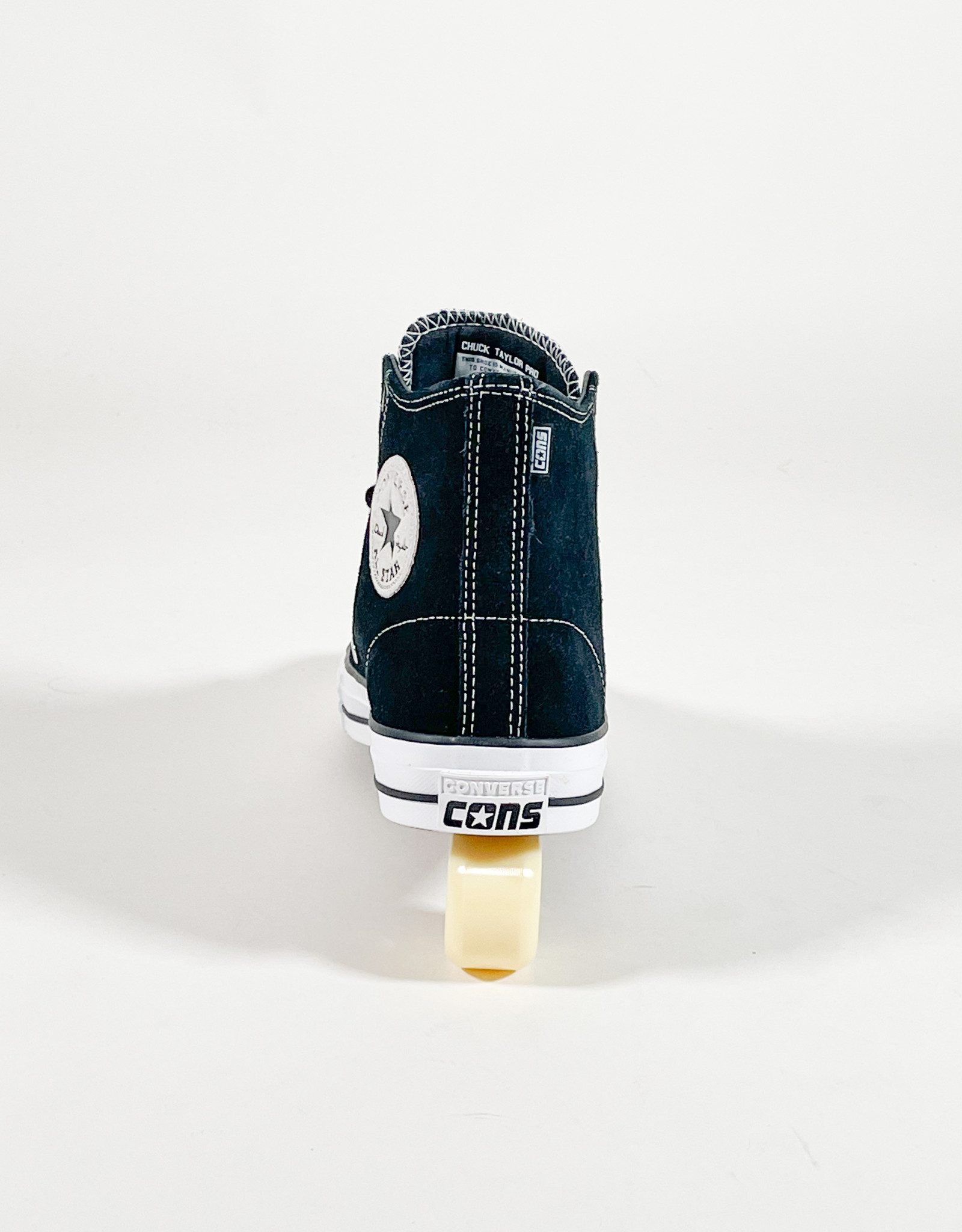 CONVERSE CONS CTAS PRO HI- (SUEDE) BLACK/BLACK/WHITE