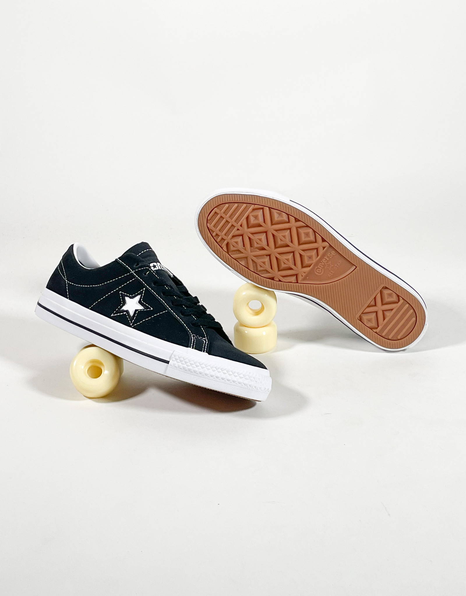 CONVERSE CONS ONE STAR PRO OX - BLACK/BLACK/WHITE