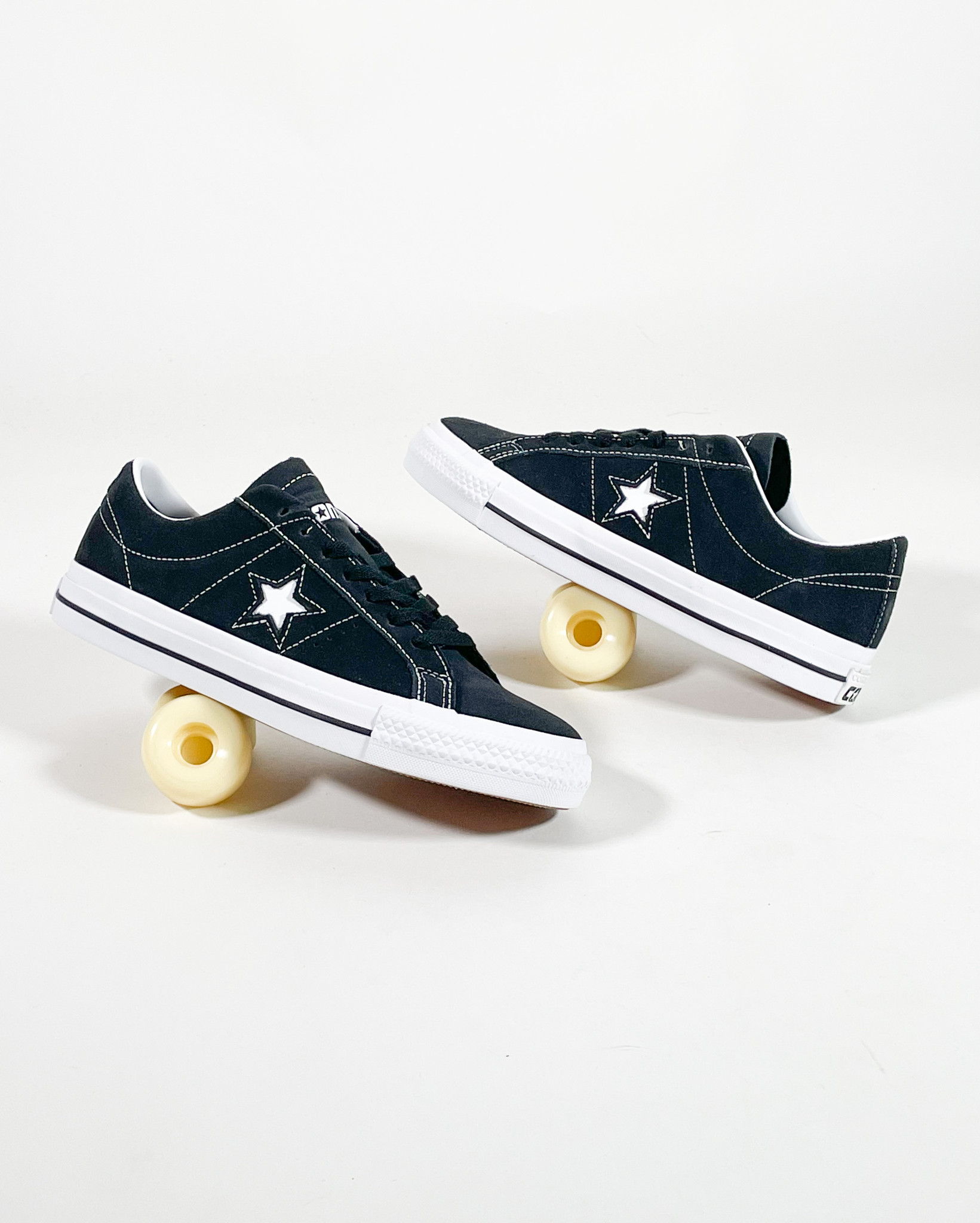 CONVERSE CONS ONE STAR PRO OX - BLACK/BLACK/WHITE