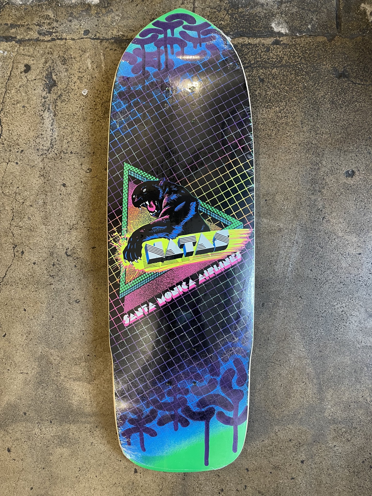 トップス Santa Monica airline natas 1988 SANTA MONICA AIRLINES 80'S NATAS DECK - 9.5 - KINGSWELL
