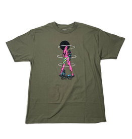 REAL SKATEBOARDS REAL CUBS S/S SHIRT - MILITARY GREEN