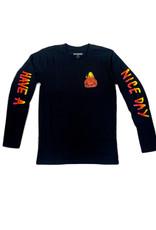 KINGSWELL KINGSWELL NICE DAY L/S TEE - BLACK