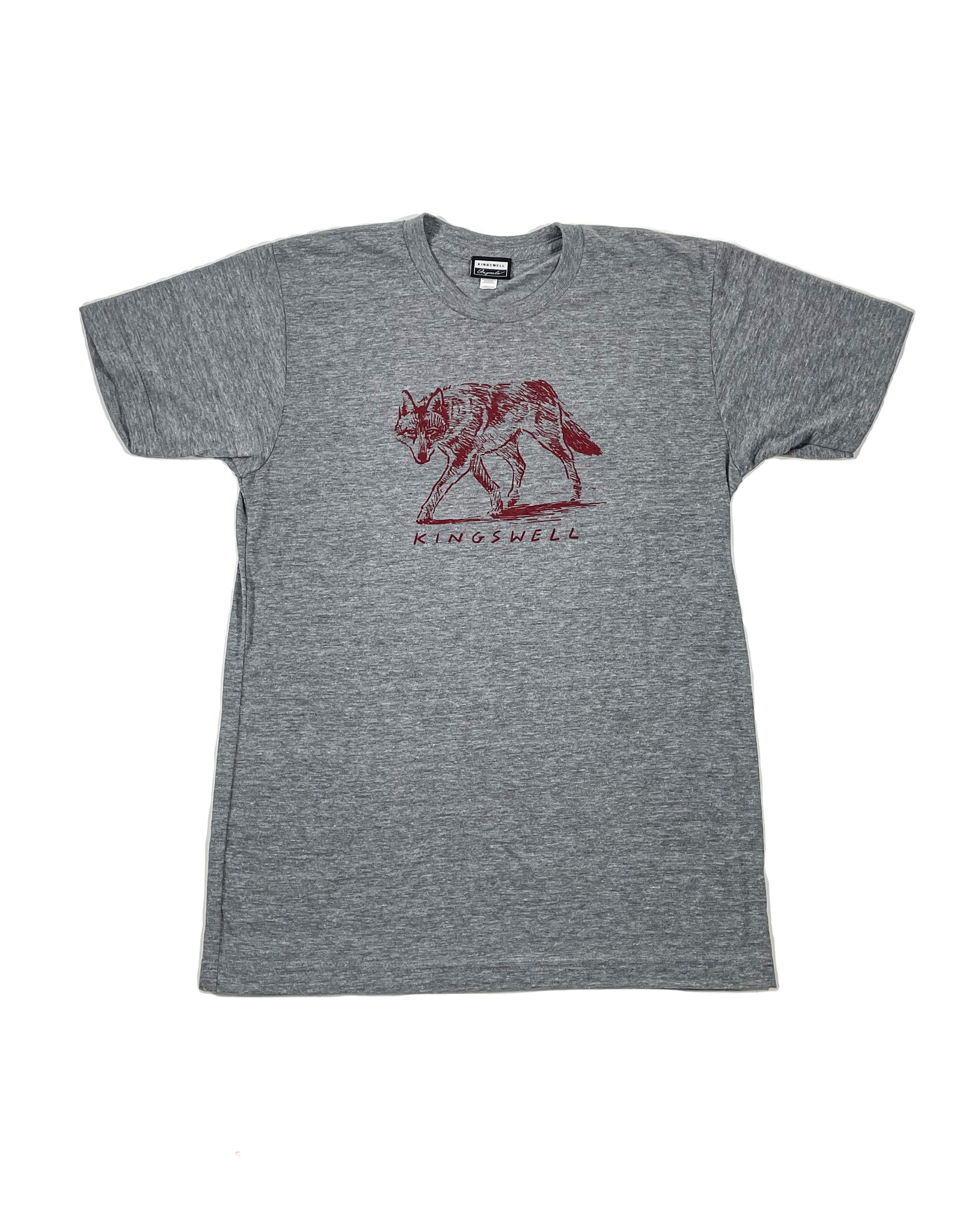 KINGSWELL KINGSWELL TODD F COYOTE TEE  - HEATHER GREY