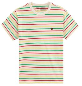 VANS TYSON PETERSON STRIPED OFF THE WALL CLASSIC TEE - WHITE