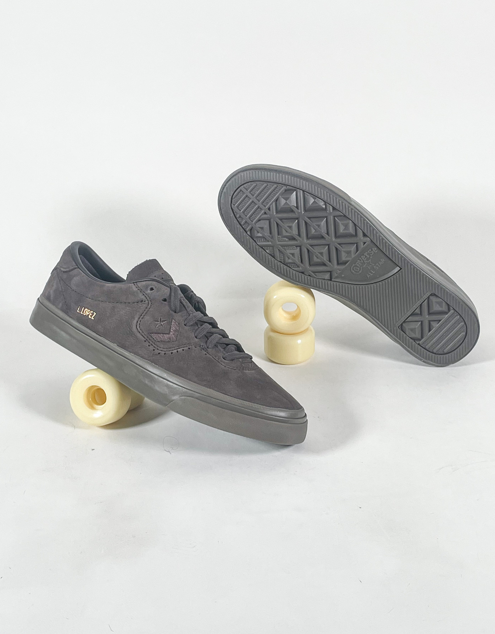 CONVERSE CONVERSE CONS LOUIE LOPEZ PRO OX - COFFEE NUT / BLACK