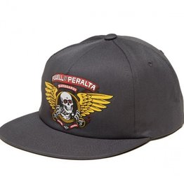 POWELL PERALTA WINGED RIPPER HAT - CHARCOAL