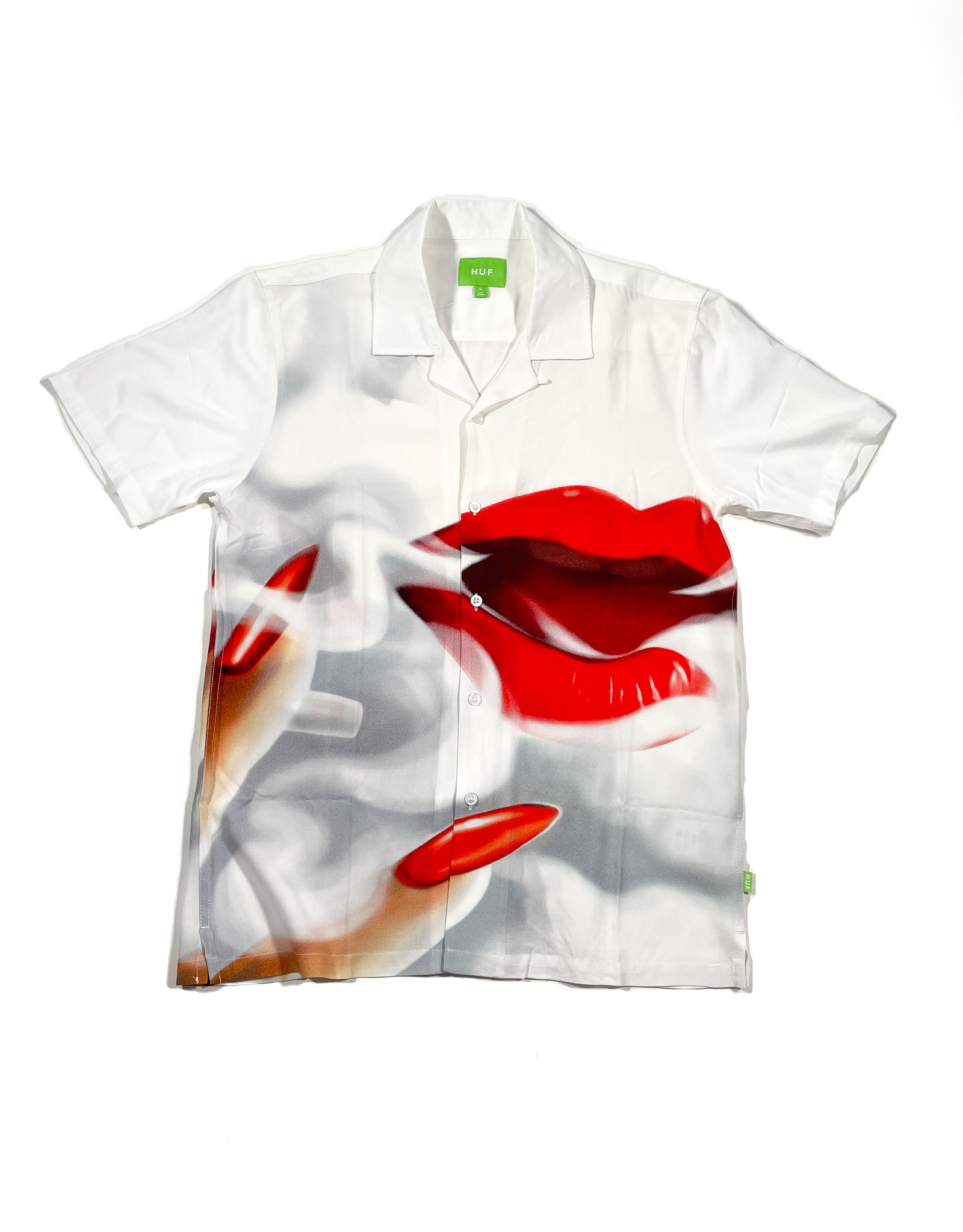 HUF SEDUCTIVE S/S RESORT TOP - WHITE