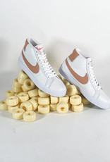 NIKE NIKE SB ZOOM BLAZER MID WHITE/LT COGNAC-WHITE-WHITE