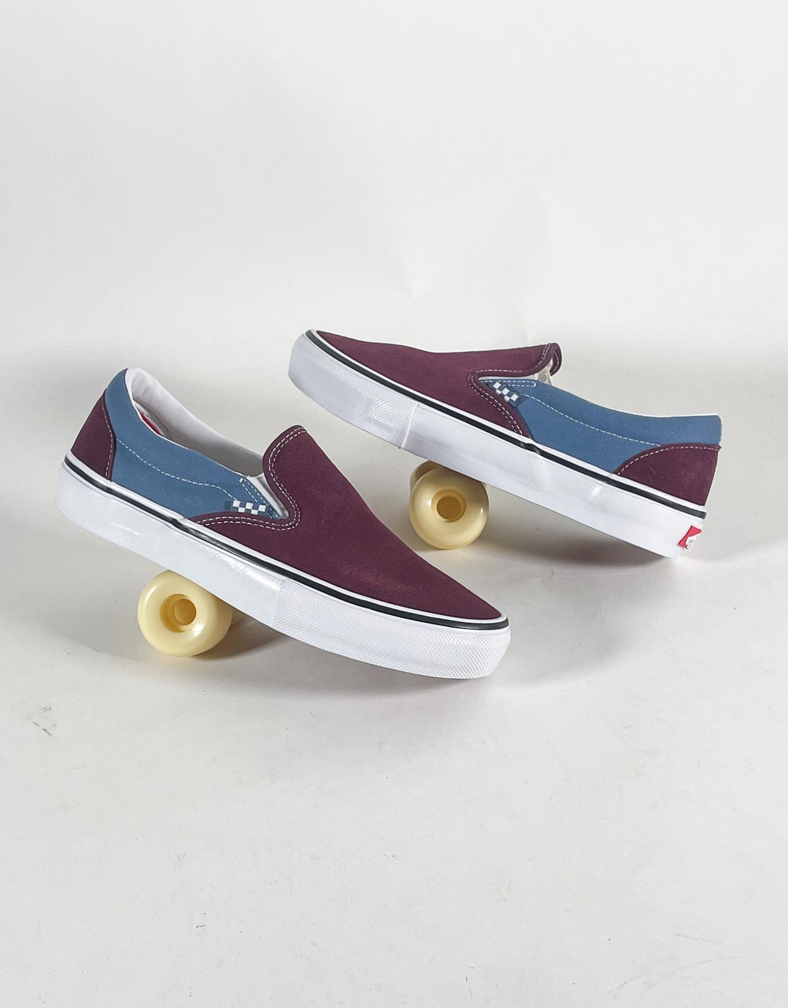 vans mauve slip on