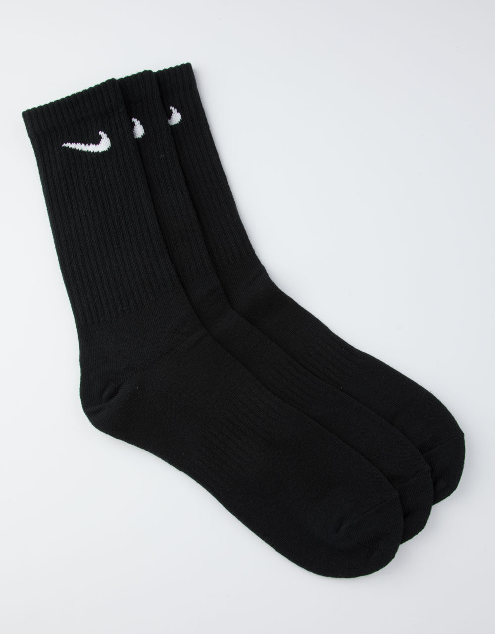 NIKE EVERYDAY LIGHTWEIGHT SOCKS BLACK/WHITE - - Los Feliz