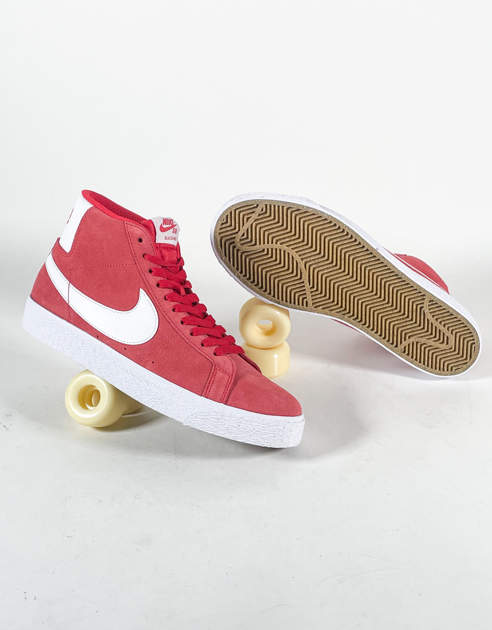 NIKE SB ZOOM BLAZER MID UNIVERSITY RED/WHITE-UNIVERSITY RED
