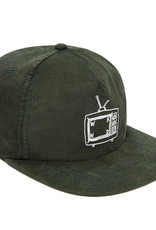 WKND CORD TV LOGO 5 PANEL CAP - GREEN