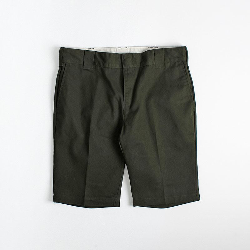 Dickies Skateboarding Slim Fit Shorts Olive Green Kingswell Los Feliz