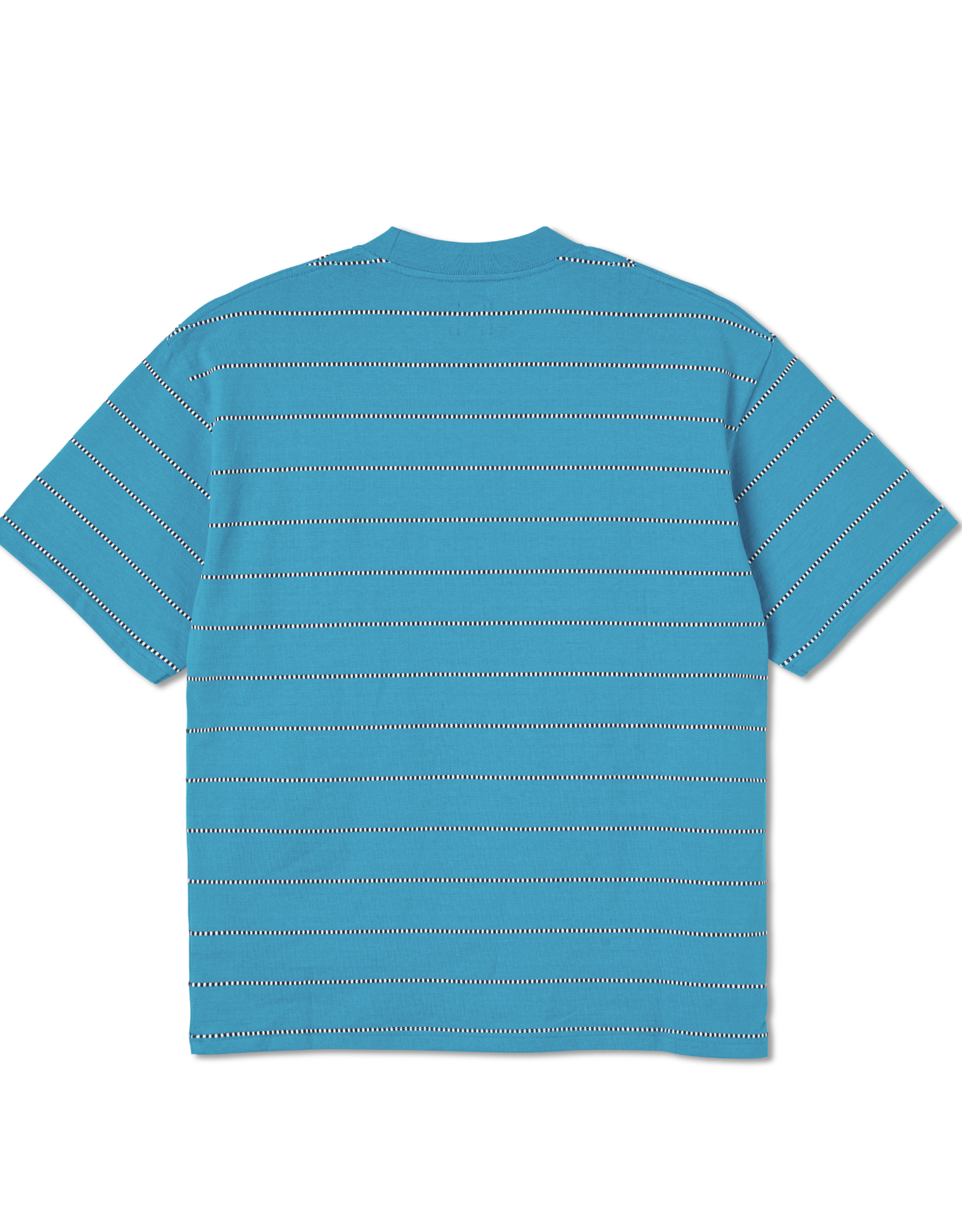 POLAR CHECKERED SURF TEE - TURQUOISE