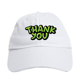 THANK YOU SKATEBOARDING THANK YOU MIND BLOWN HAT - WHITE