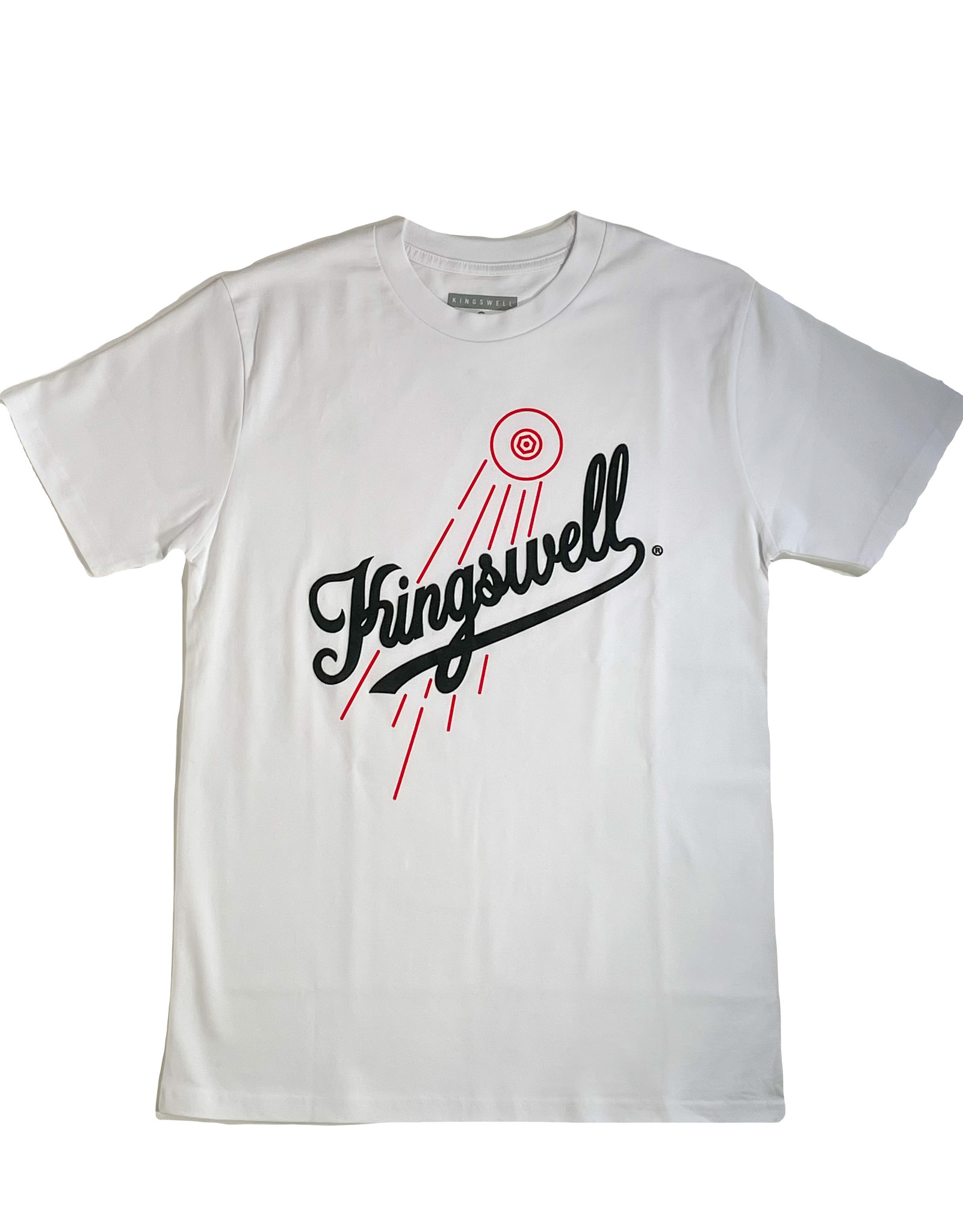 KINGSWELL KINGSWELL HOMETOWN 2 TEE - WHITE