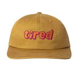 TIRED SKATEBOARDS TIRED LOWER CASE BLOCK CAP - KHAKI