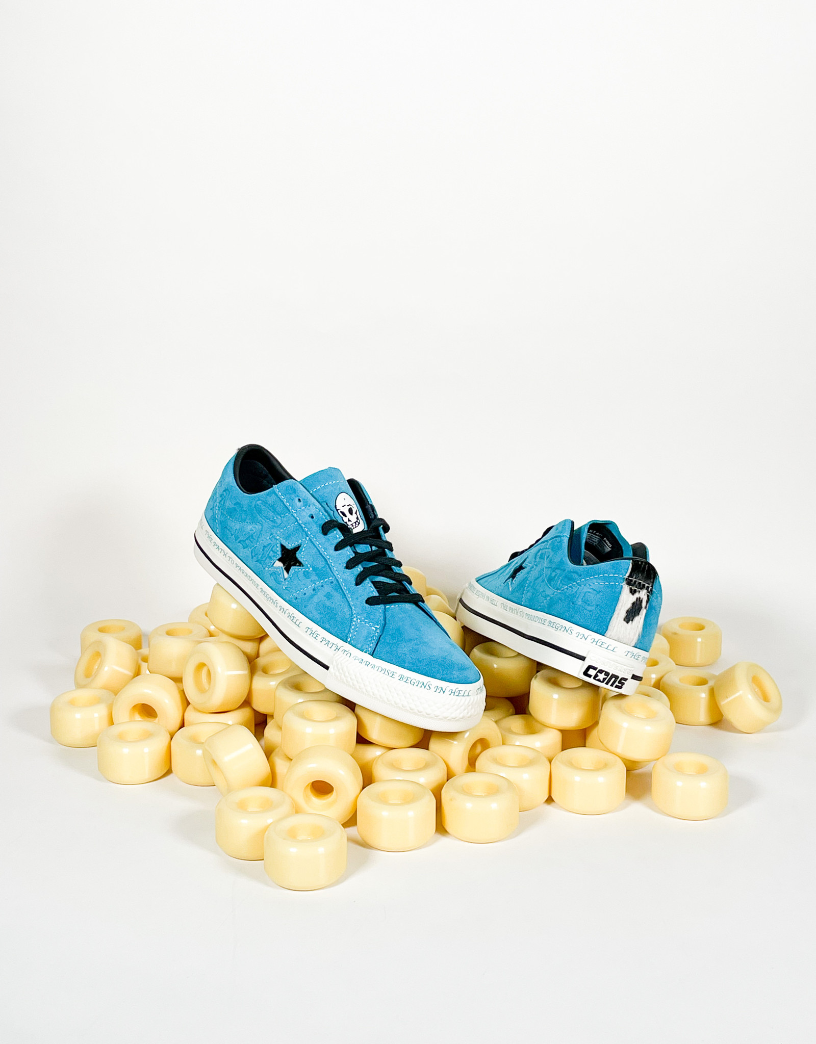 CONVERSE CONS ONE STAR PRO OX PARADISE - RAPID TEAL/BLACK/EGRET