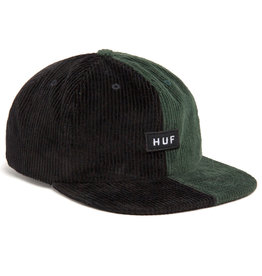 HUF MARINA CORD 6 PANEL HAT - FOREST GREEN