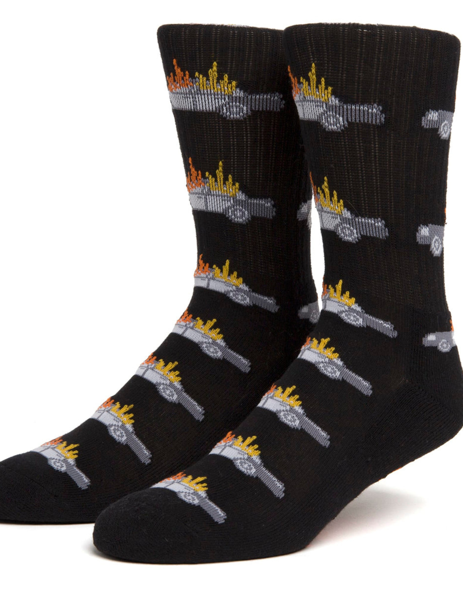 HUF CIVIL DISOBEDIENCE SOCK - BLACK