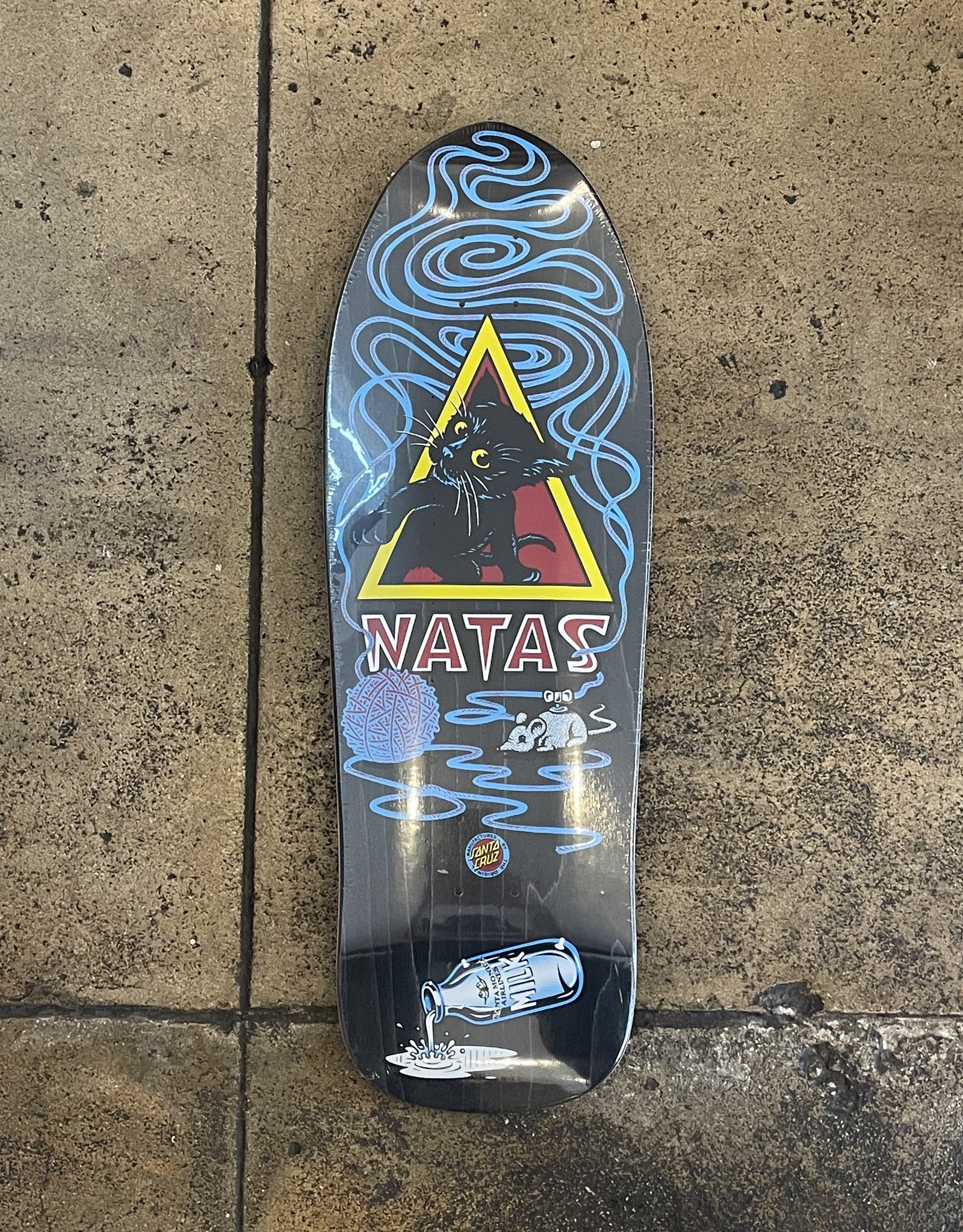 SANTA CRUZ SANTA CRUZ NATAS KITTEN REISSUE (SHAPED) DECK - 9.89