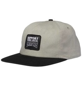 SLIME BALLS CREATURE SUPPORT PATCH SNAPBACK - GREY/BLACK
