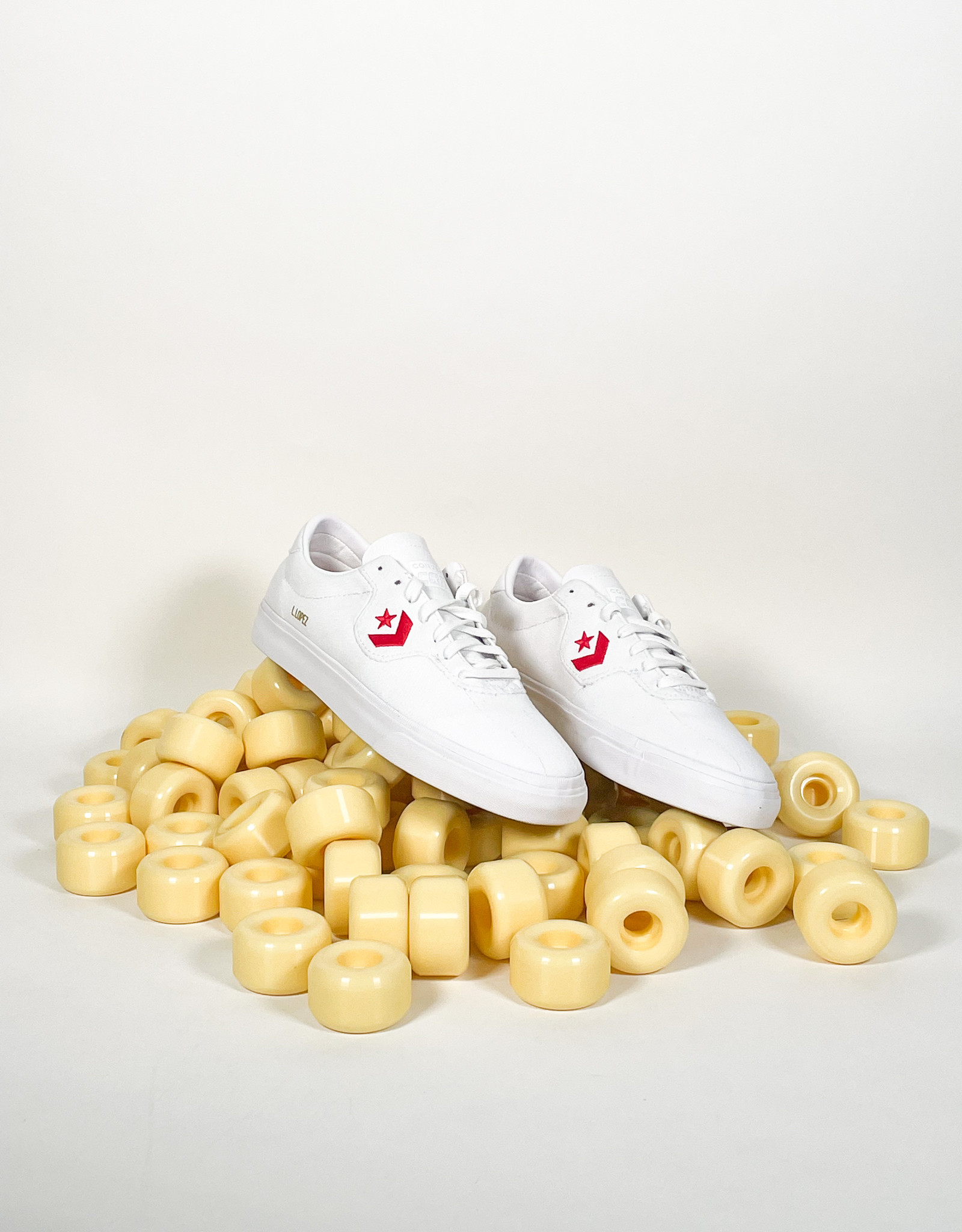 CONVERSE CONS LOUIE LOPEZ PRO OX WHITE/RED/WHITE